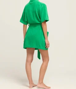 Abito Towelling Robe In Verde