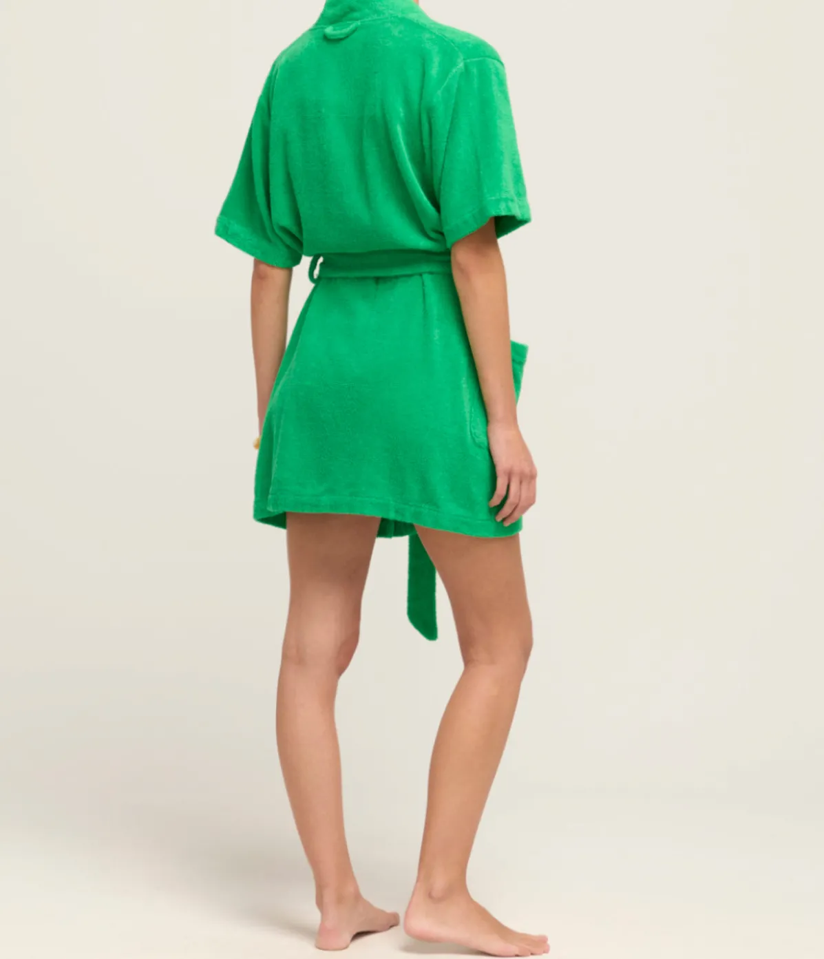 Abito Towelling Robe In Verde