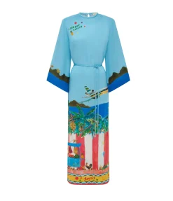 All Aboard Midi Dress In Multi