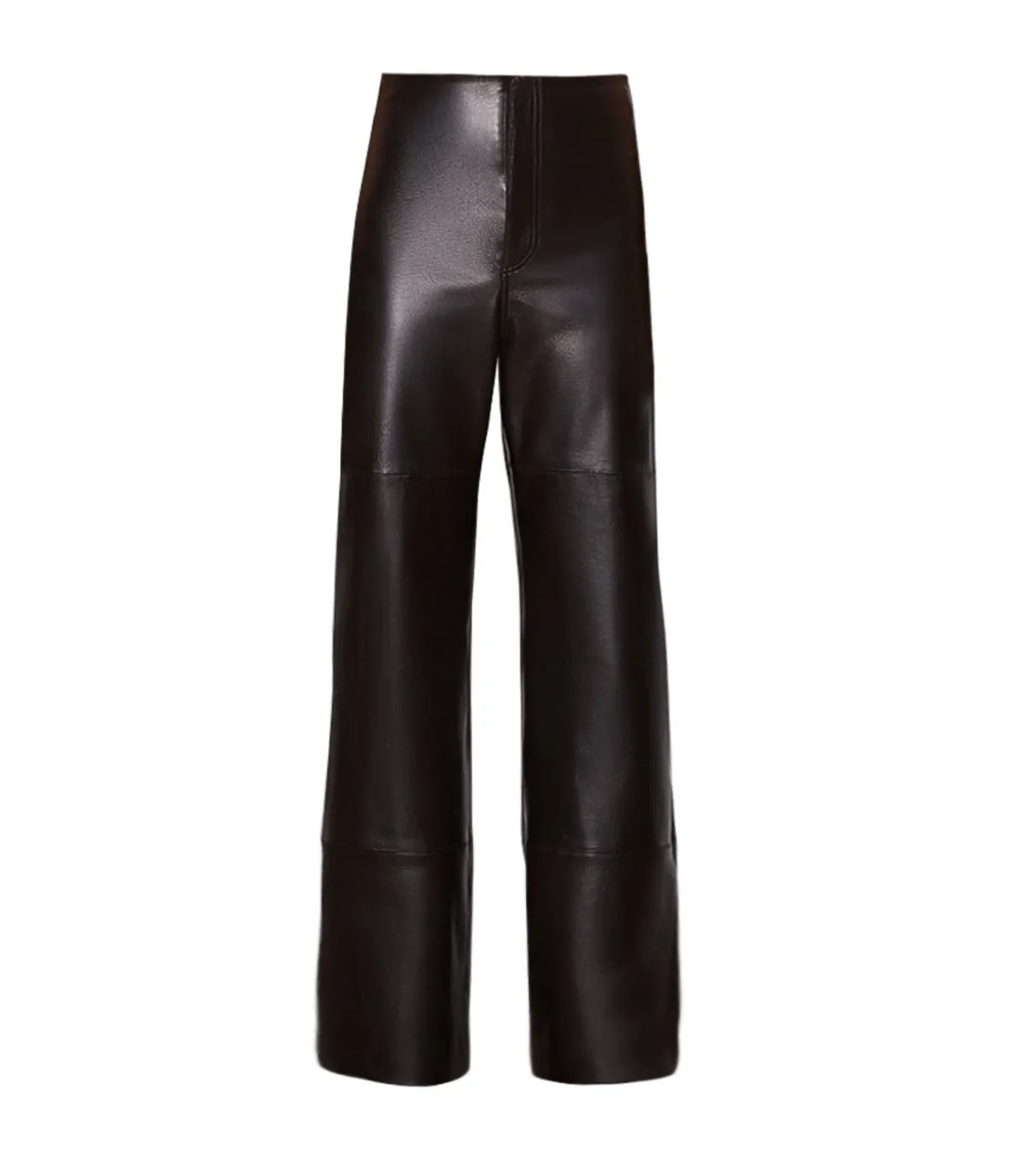 Ally Leather Pant In Chocolate