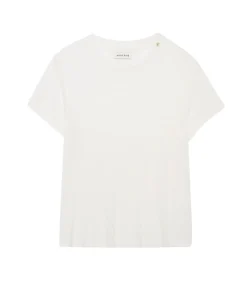 Amani Tee In Off White Cashmere Blend