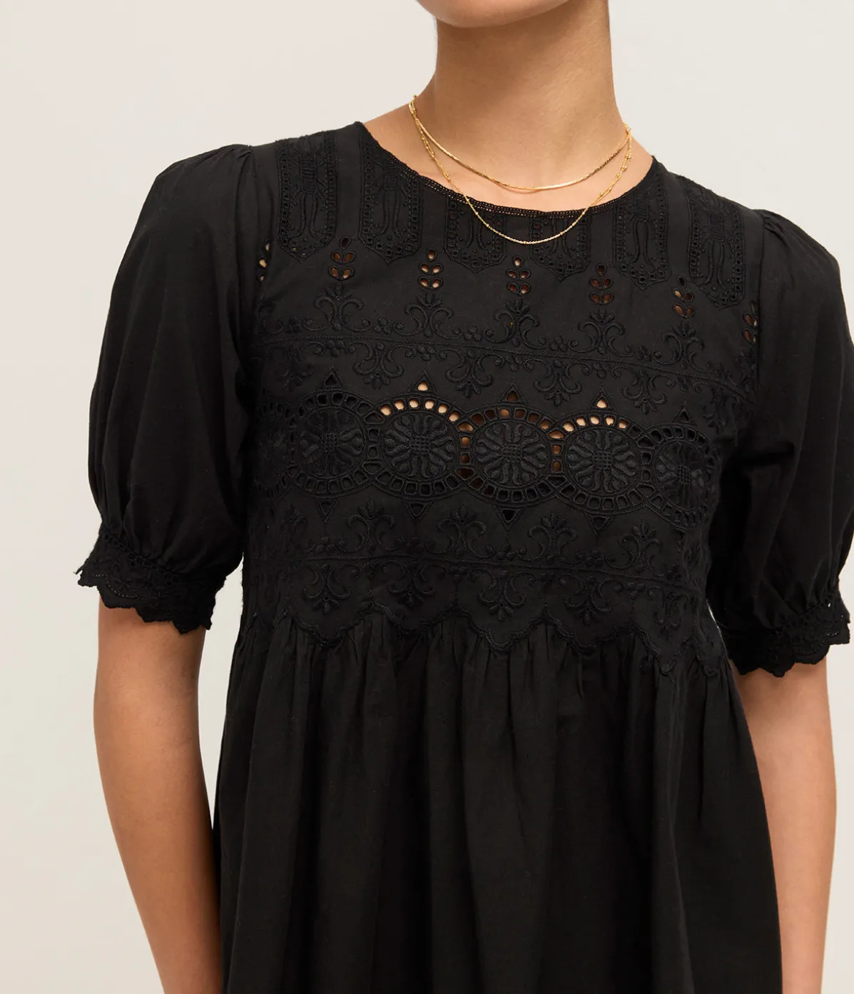 Amelia Mini Dress In Black