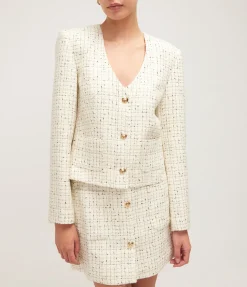 Annita Jacket In Cream Tweed