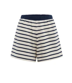 Archie Short In Navy And Cream Stripe