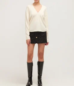 Athena Sweater In Ecru