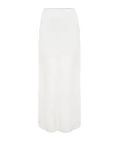 Aurora Linen Skirt In Ivory
