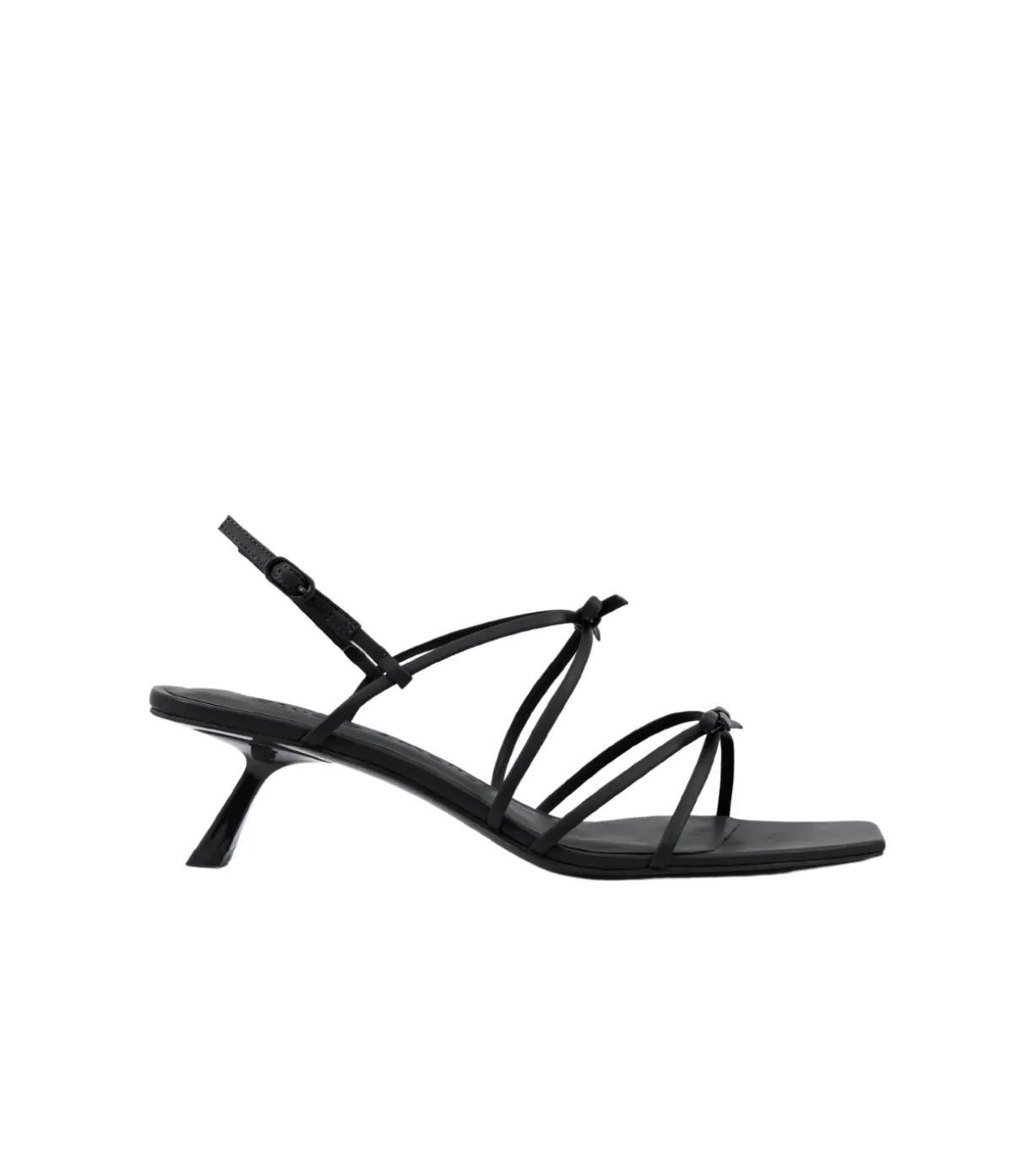 Ballet Strappy Mule In Black