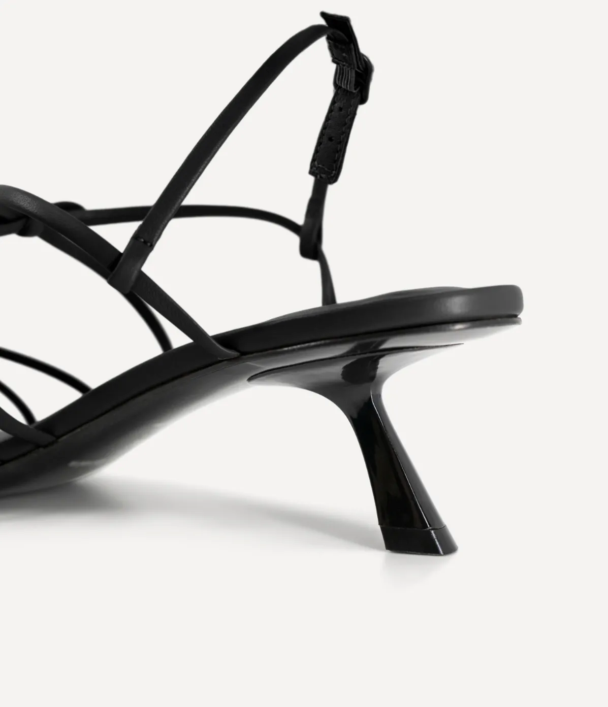 Ballet Strappy Mule In Black