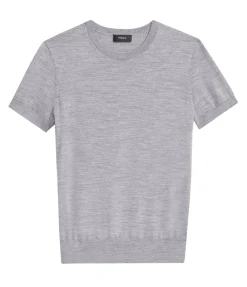 Basic Tee In Cool Heather Grey