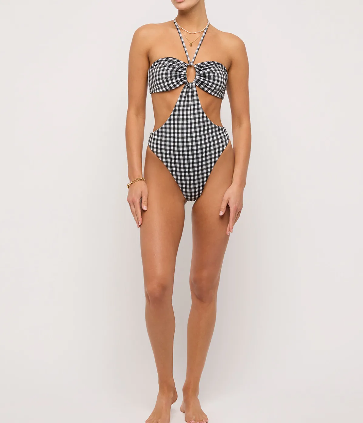 Blanca One Piece In Olympia Plaid