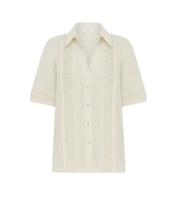 Broderie Shirt In Fleur