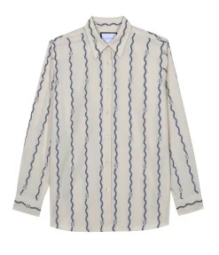 Buoy Shirt In Bespoke Wave Coupe