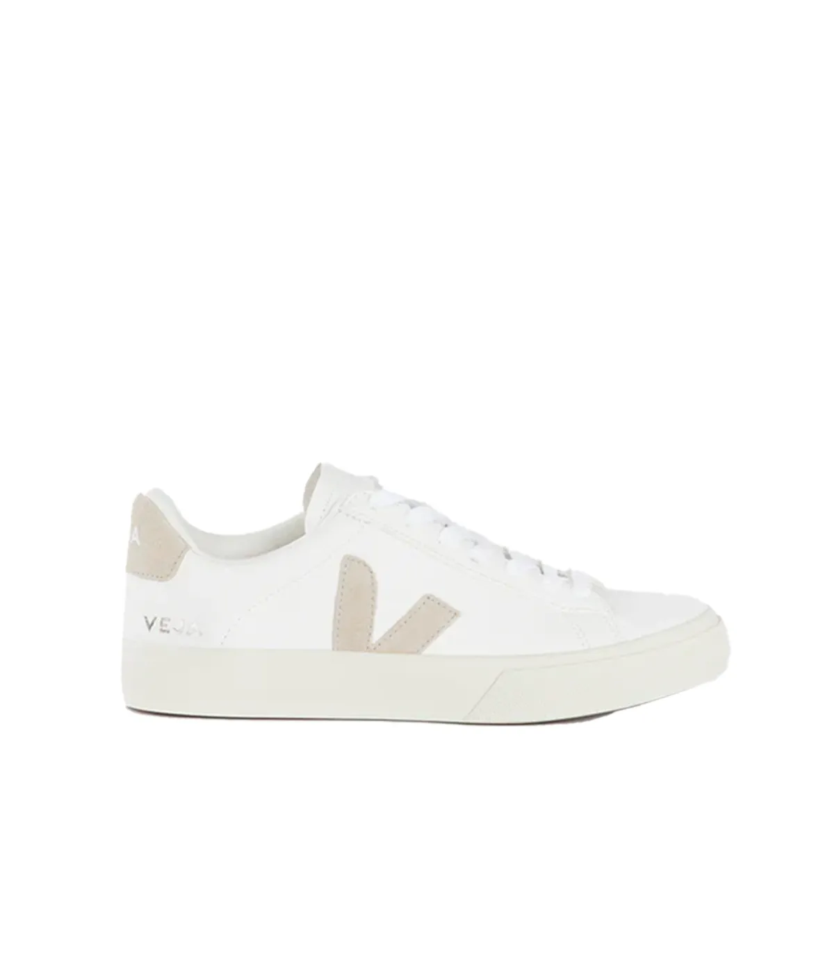 Campo Chromefree Leather Sneaker In Extra White Almond