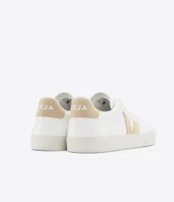Campo Chromefree Leather Sneaker In Extra White Almond