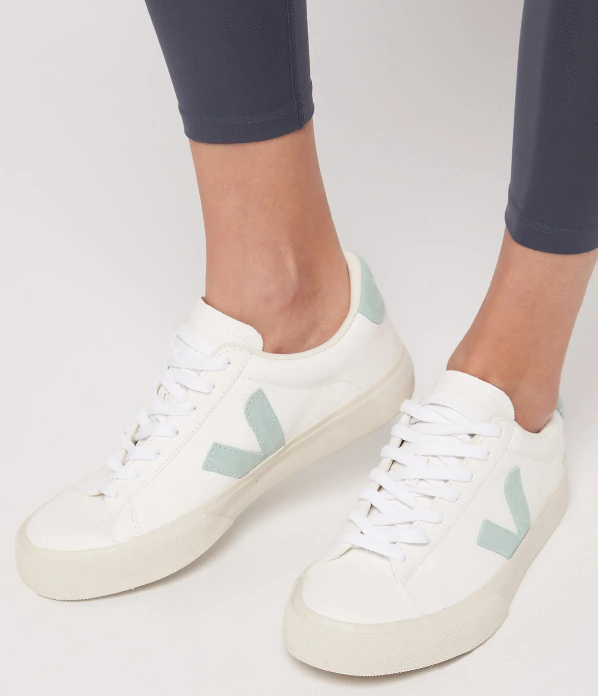 Campo Sneaker In Extra White And Matcha