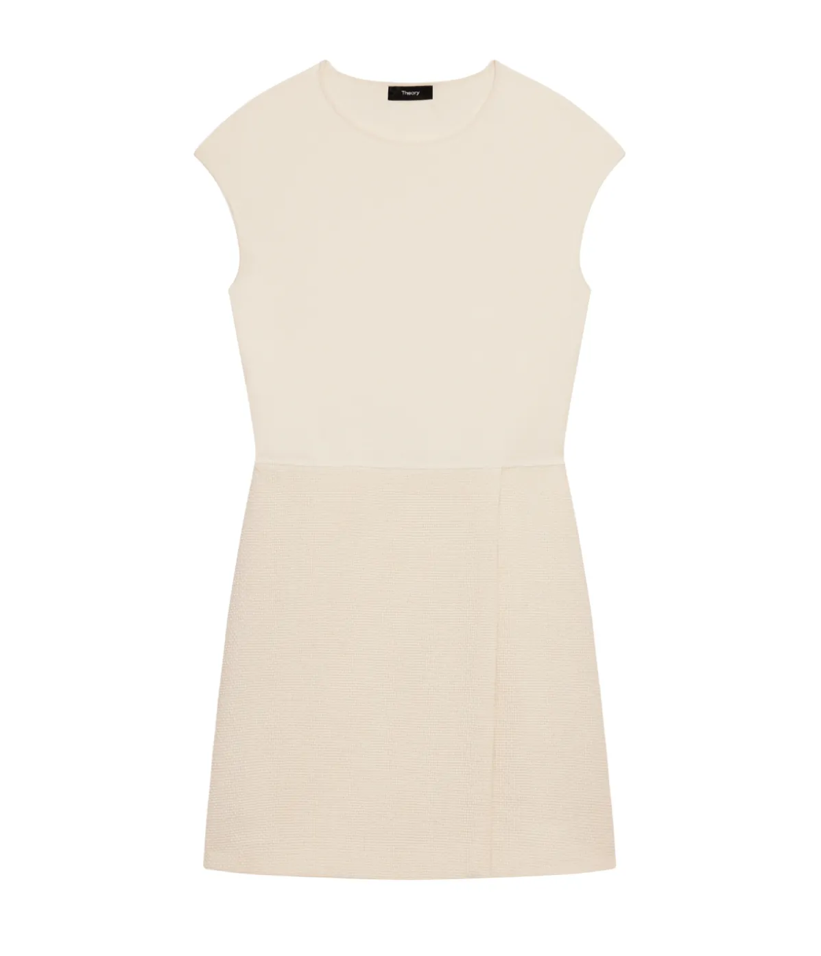Cap Sleeve Mini Dress In Ivory