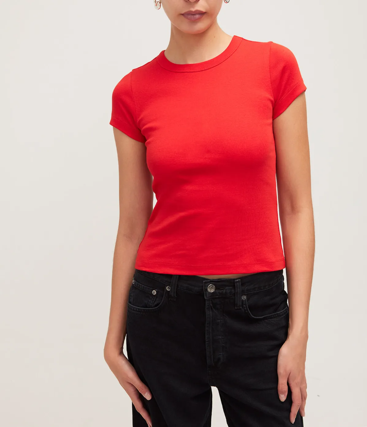 Car Fitted Baby Tee In Audrey