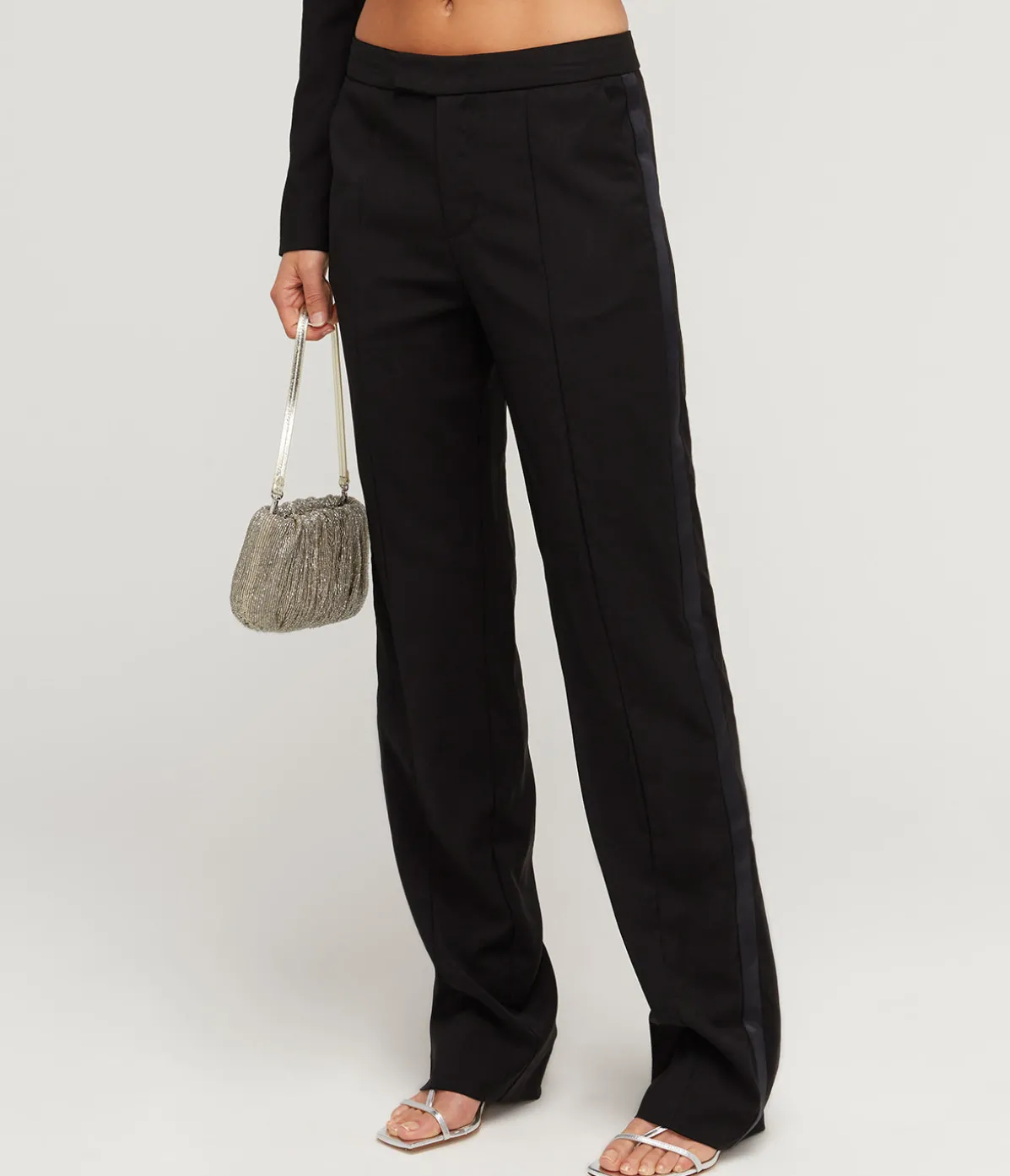 Carnaby Tuxedo Pant In Black