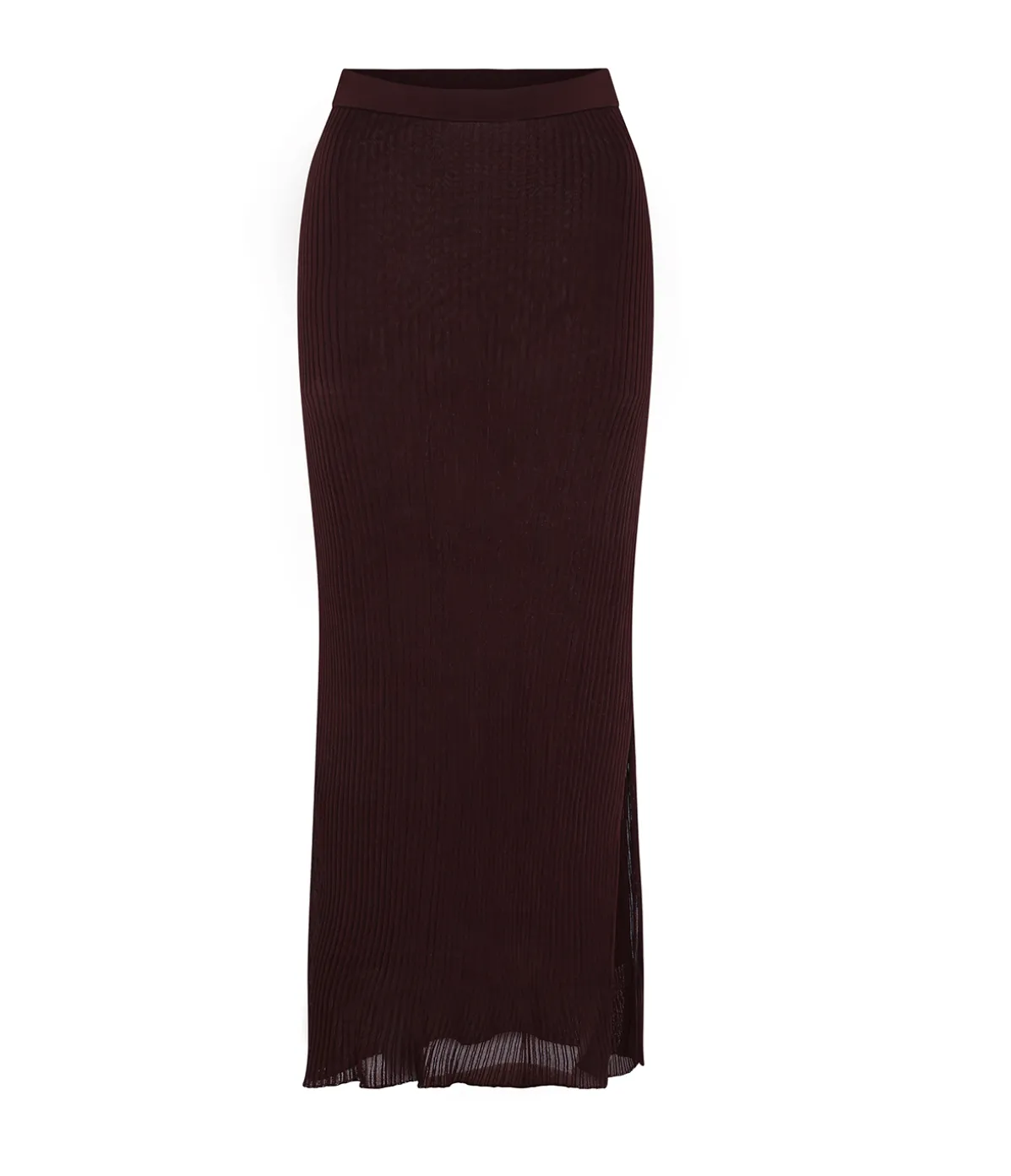 Carrie Midi Skirt In Cocoa