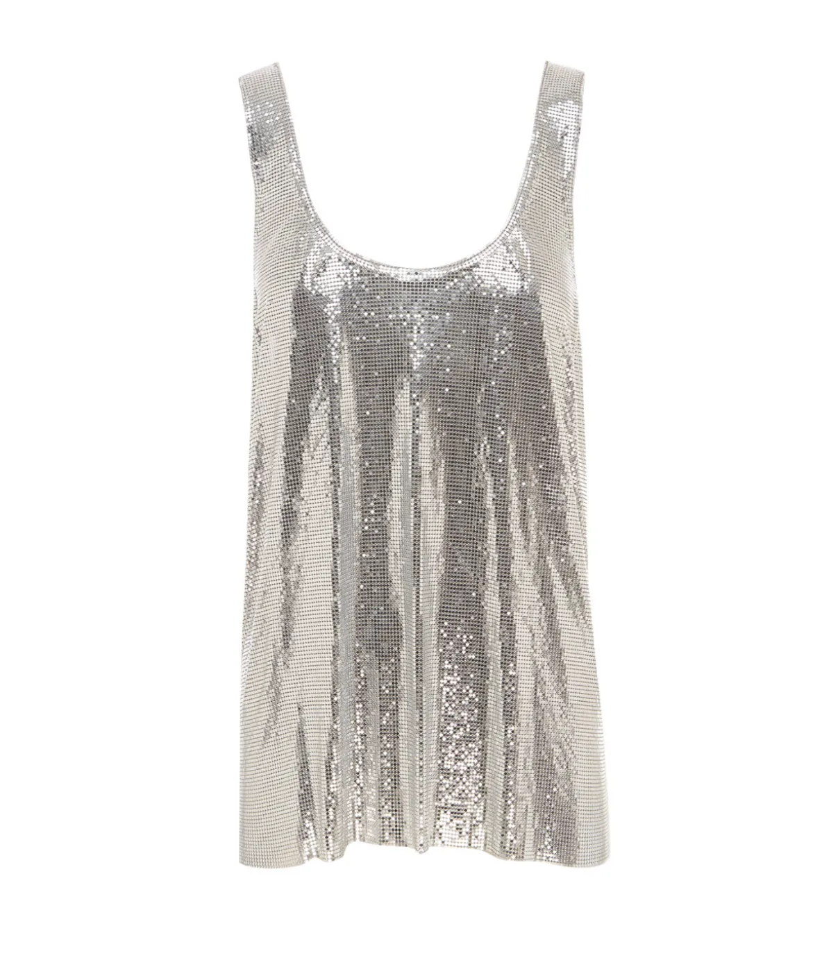 Chainmail Tank In Silver
