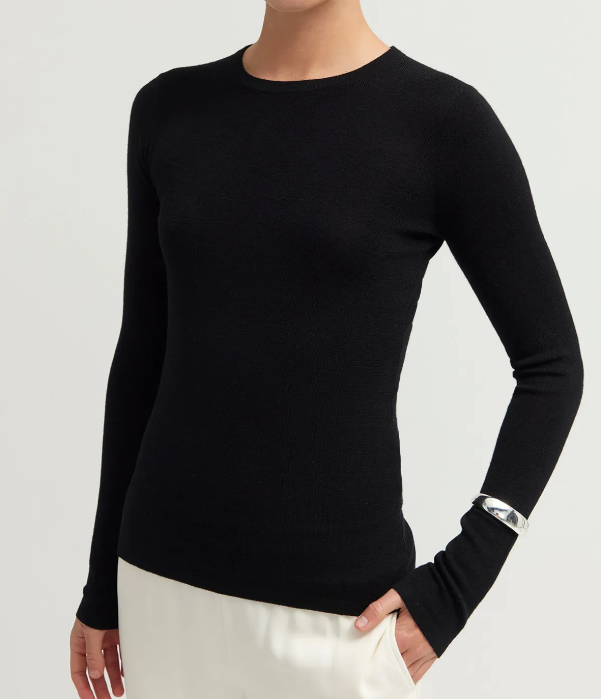 Charlie Knit Top In Black