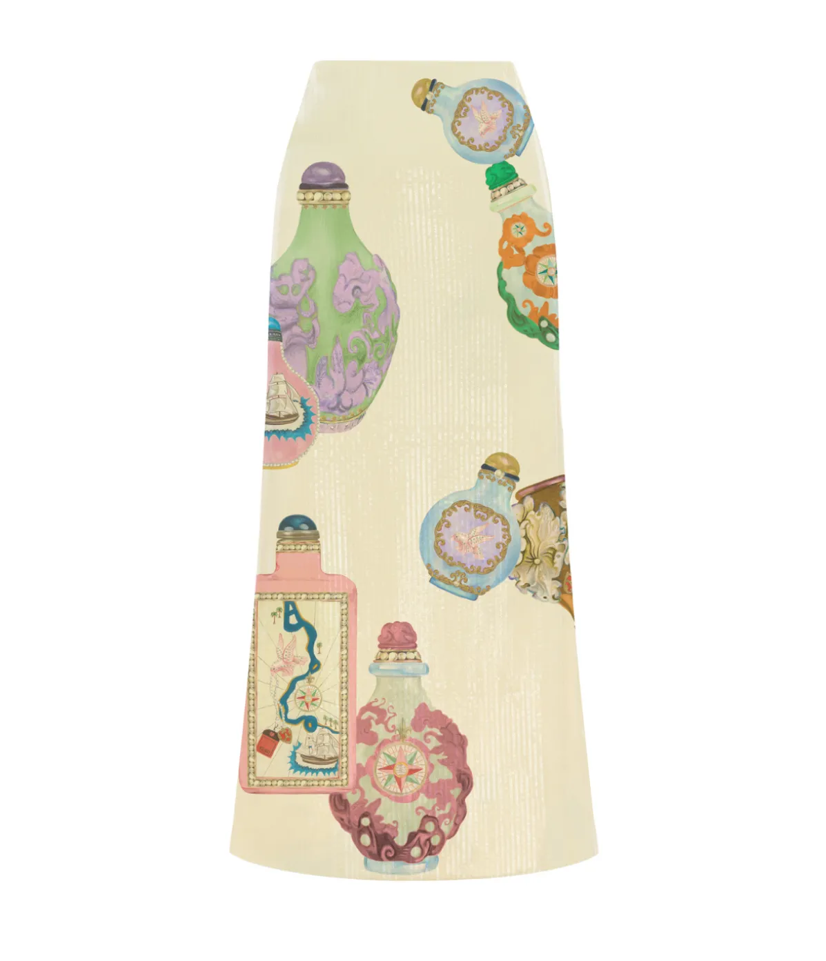 Chesca Sequin Skirt In Cream