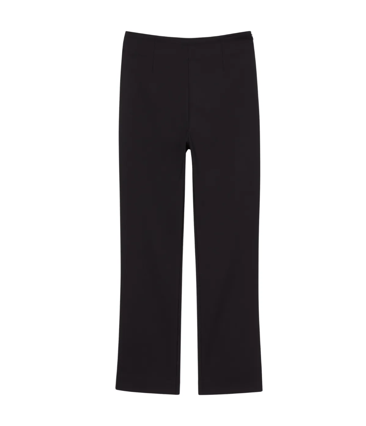 Cigarette Leg Trousers In Black