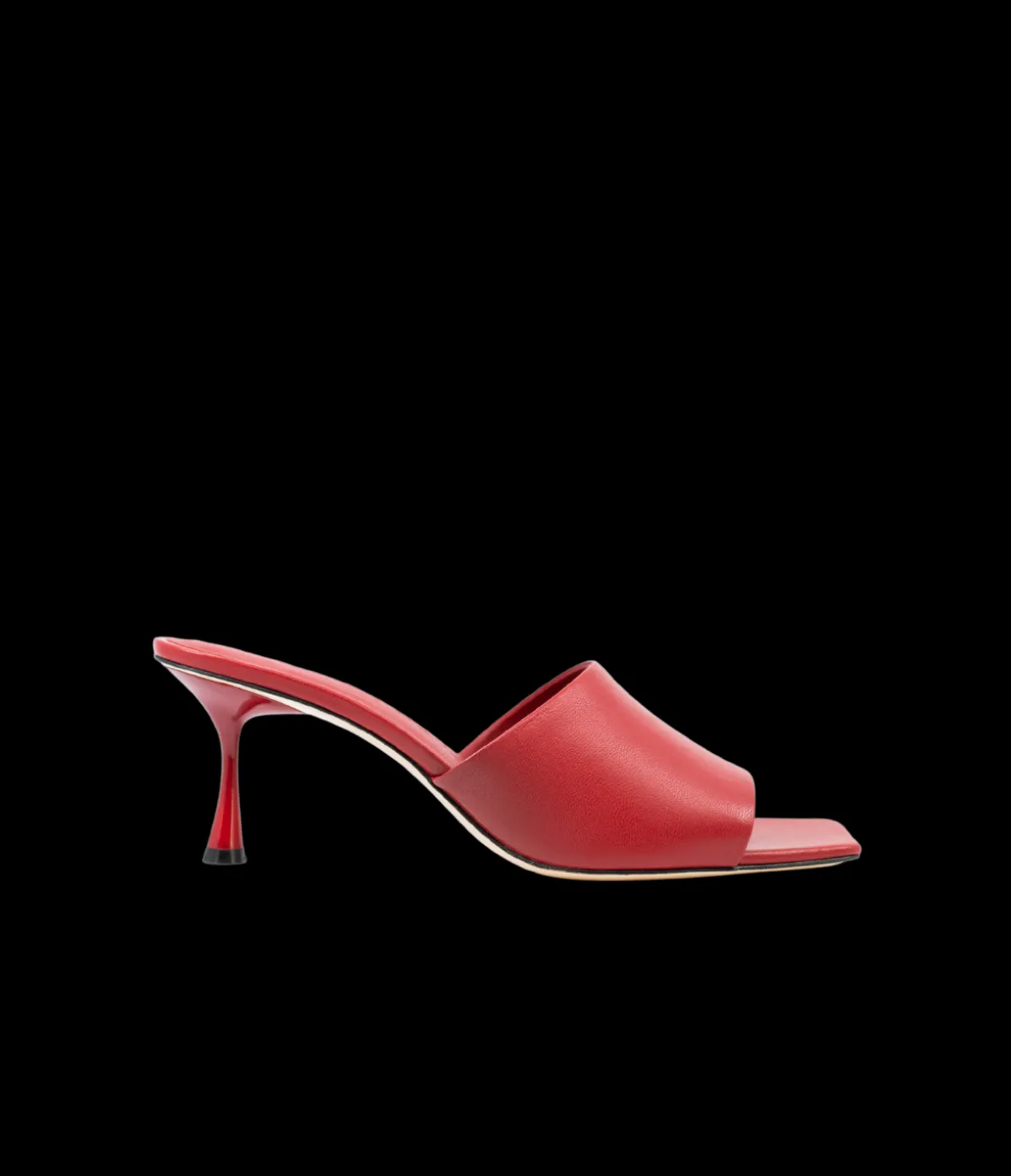 Classic Mule Heel In Red