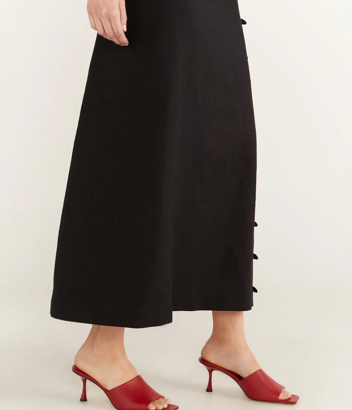 Classic Mule Heel In Red