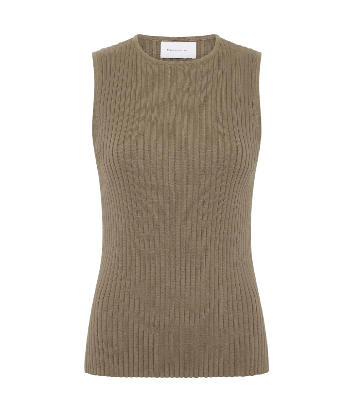 Cleo Sleeveless Top In Khaki