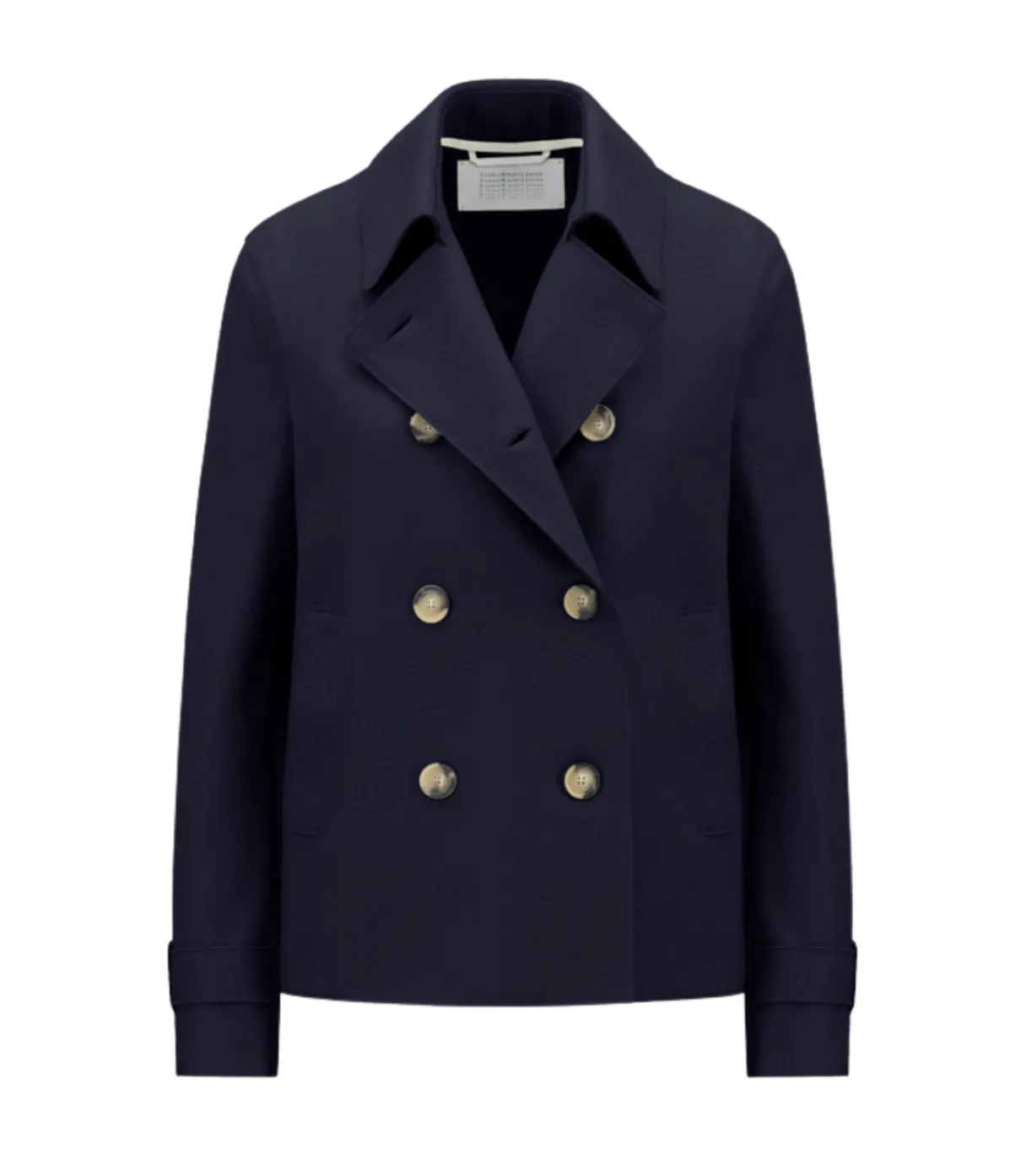 Cropped Trench In Navy Blue