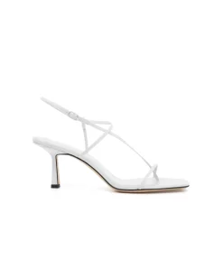 Cross Front Heel In White