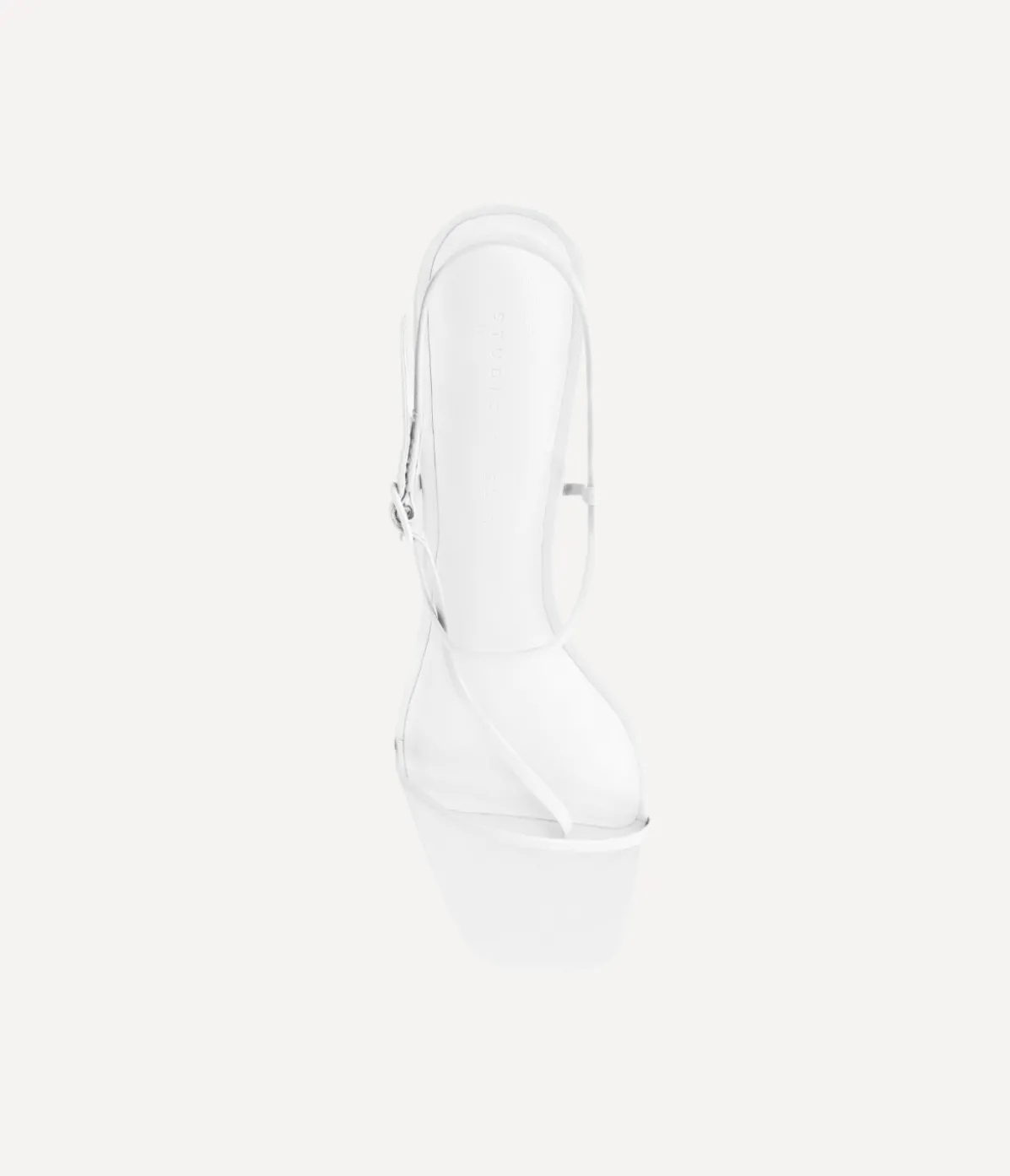 Cross Front Heel In White