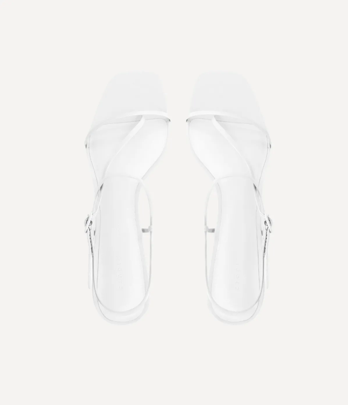 Cross Front Heel In White
