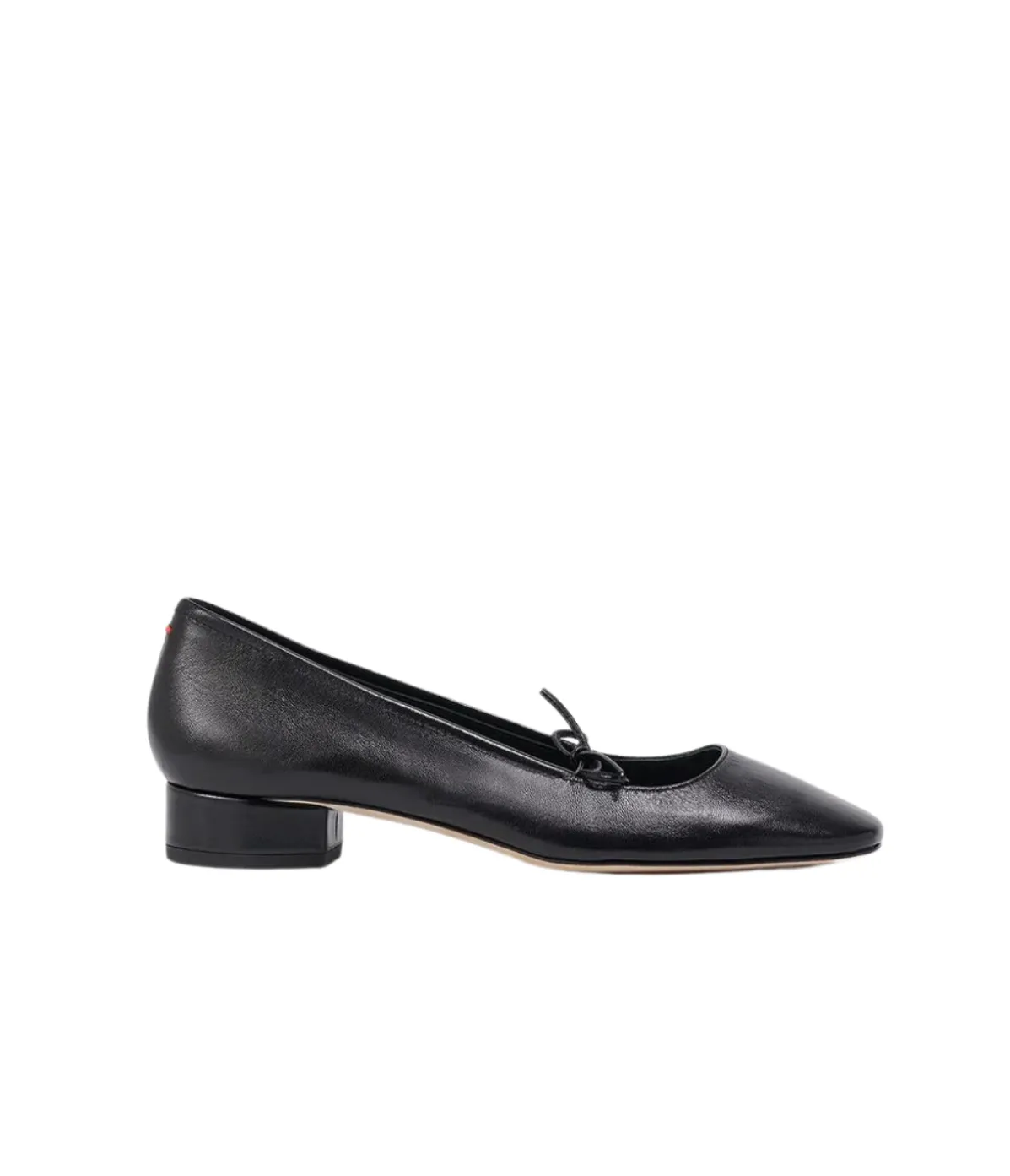 Darya Leather Ballet Pump In Black