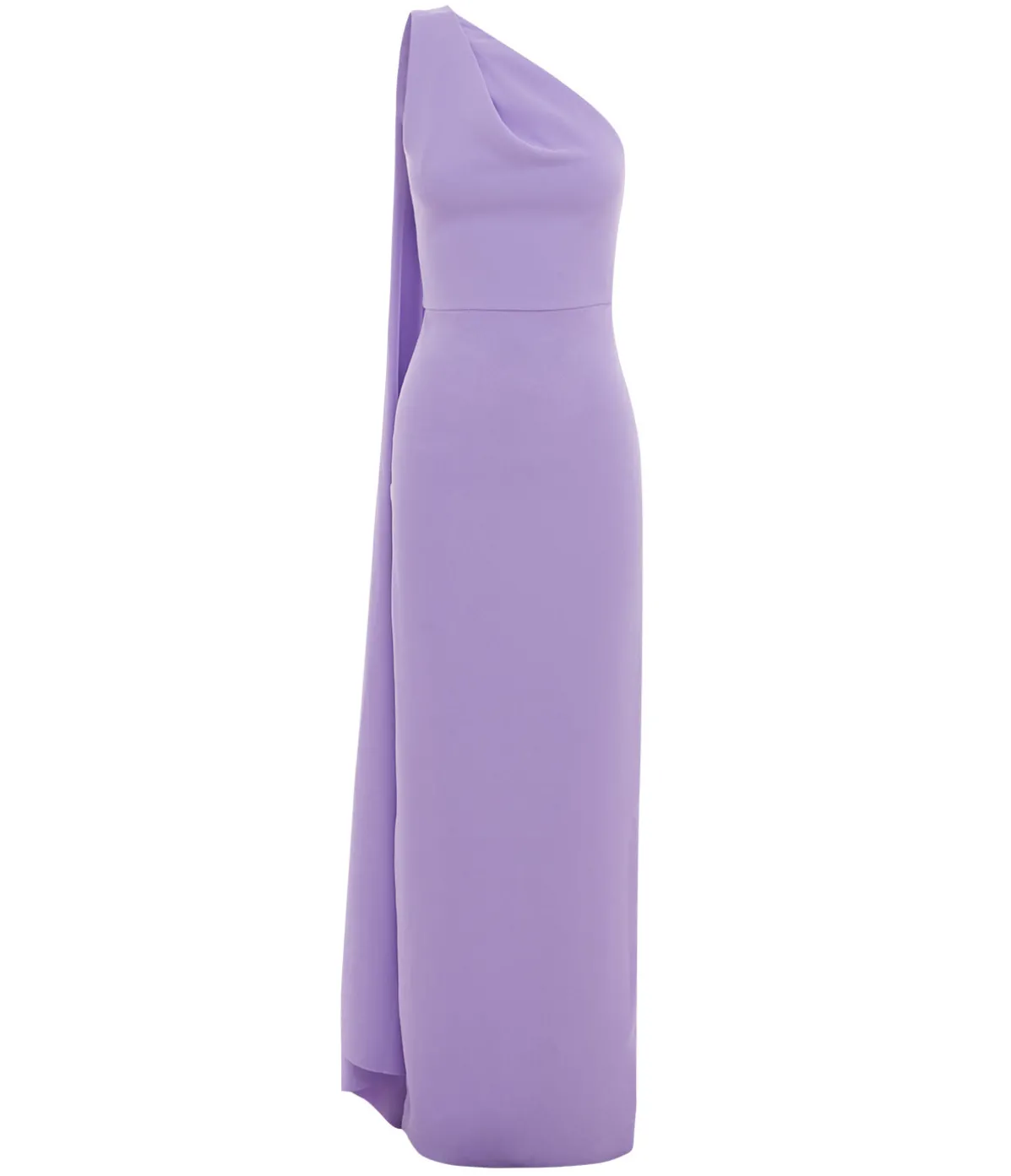 Demi Woven Crepe Dress In Lilac