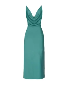 Dianne Slip Dress In Teal
