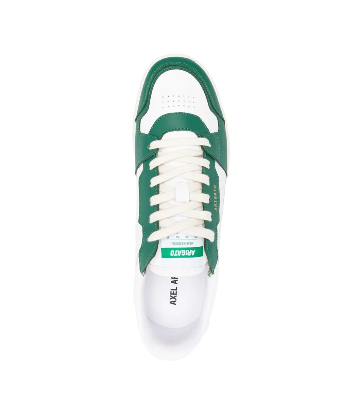 Dice Lo Sneaker In White And Green
