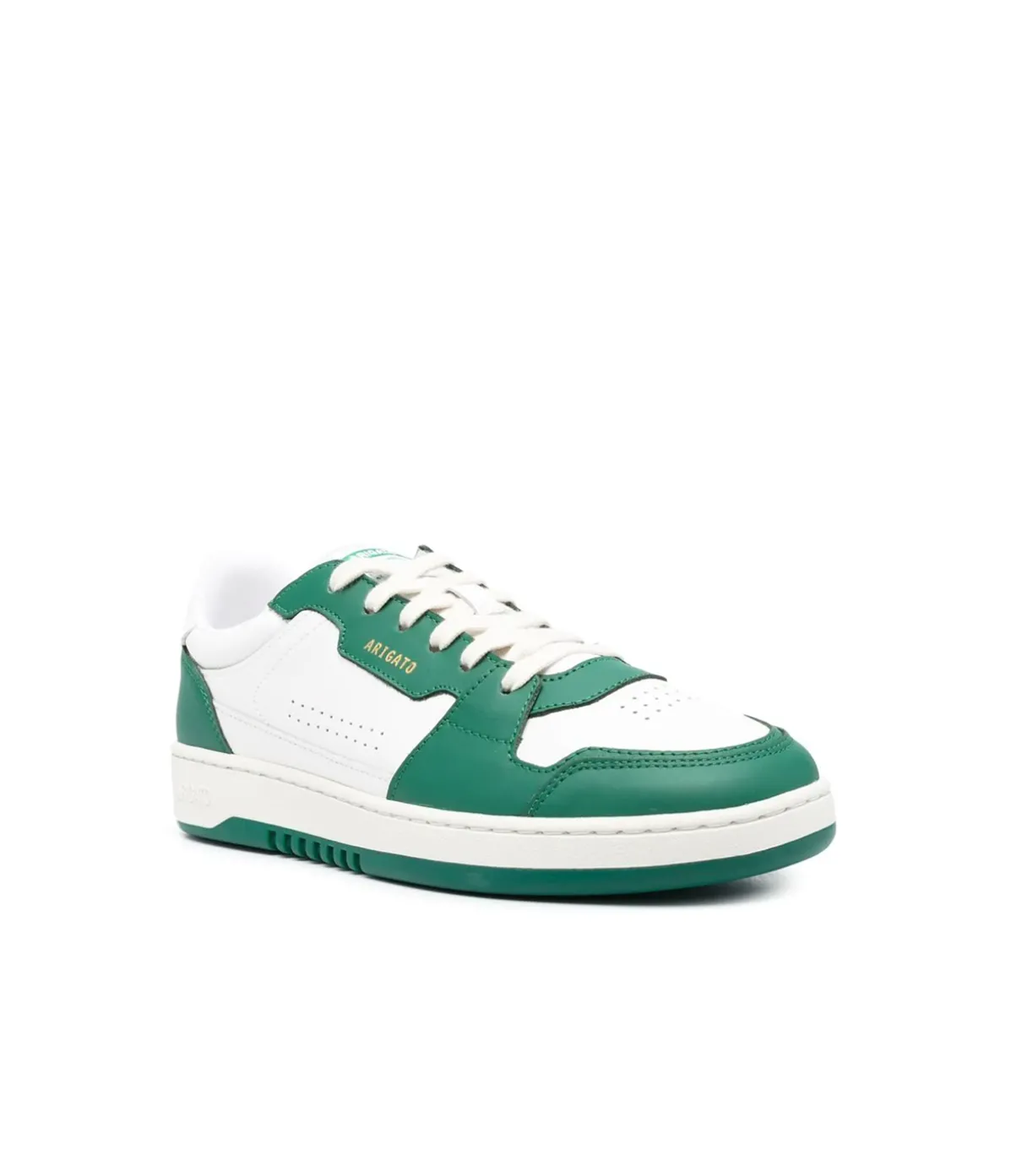 Dice Lo Sneaker In White And Green