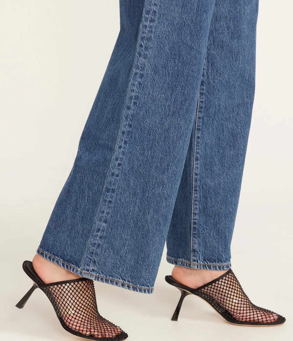 Dolly Mesh Mule In Black