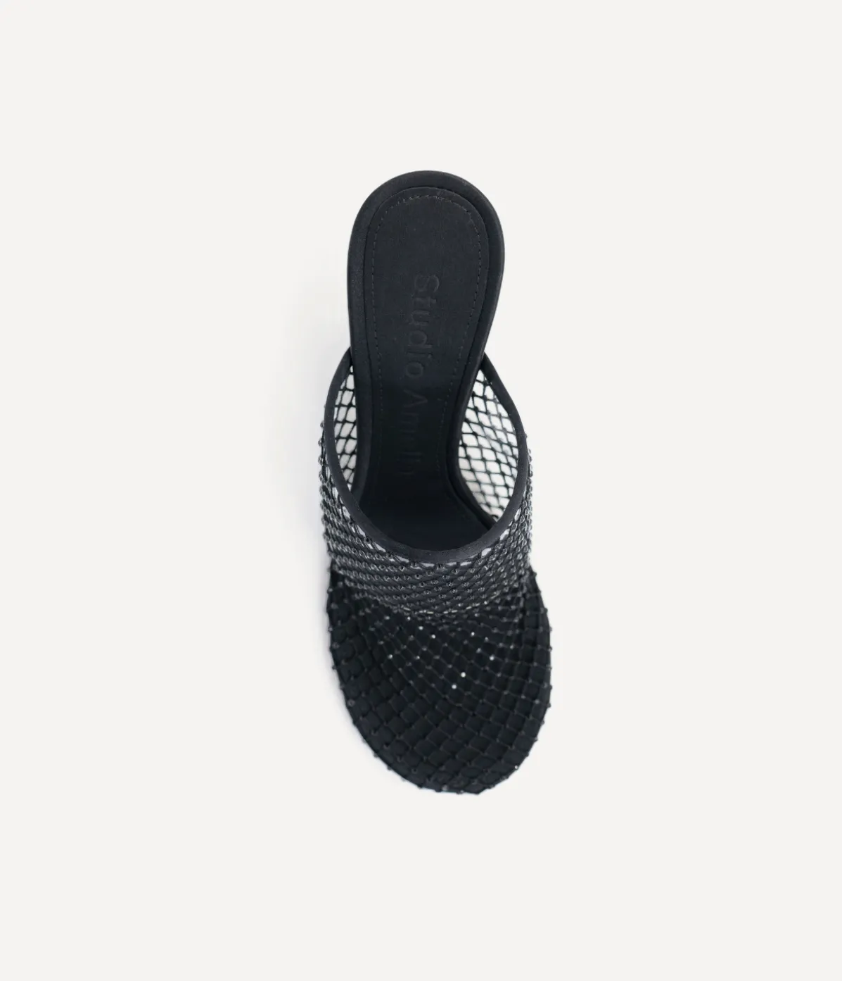 Dolly Mesh Mule In Black