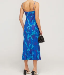 Dulcia Maxi Dress In Looking Glass Blue