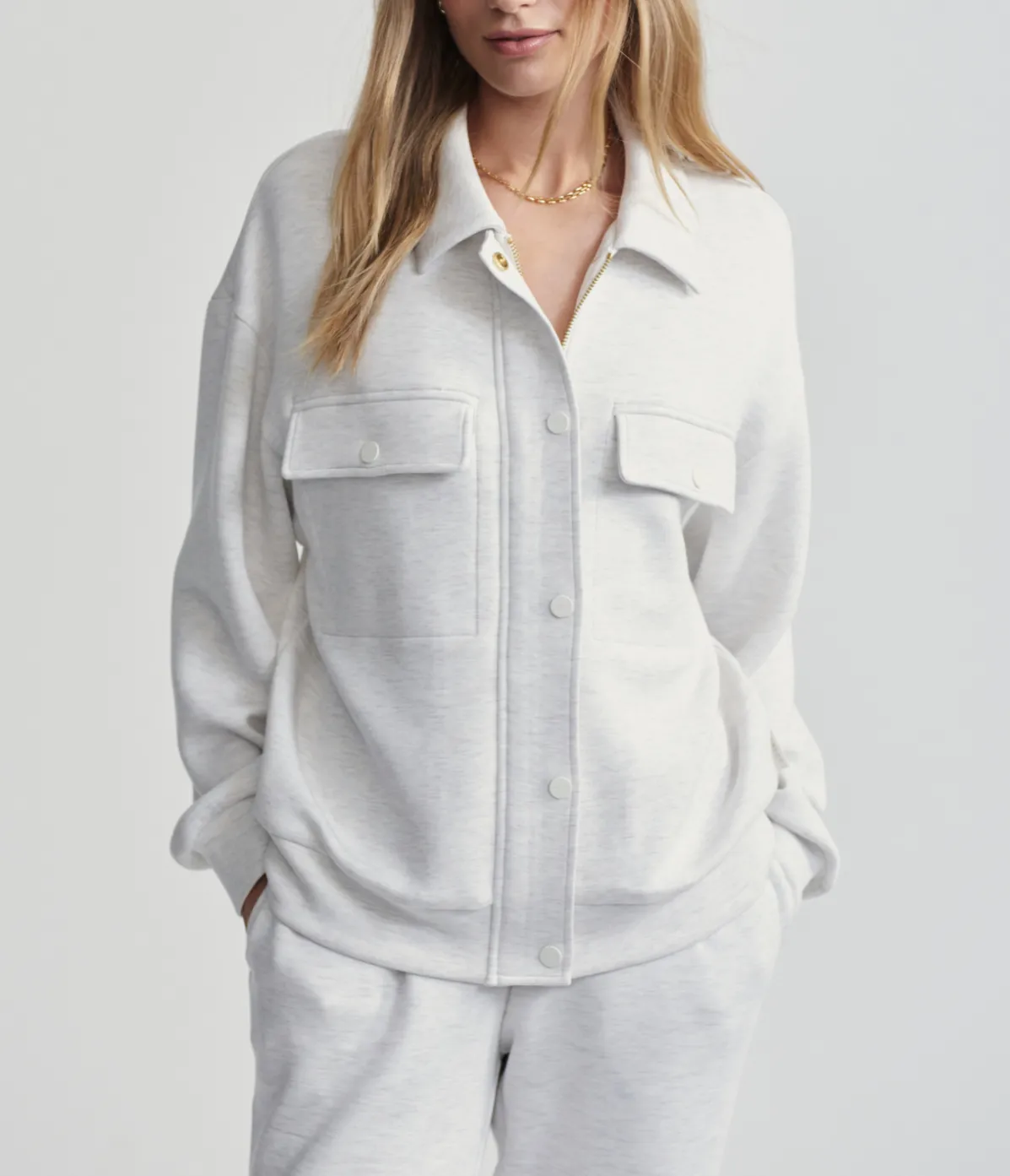 Elizabeth Jacket In Ivory Marl