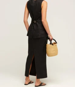 Emma Pencil Skirt In Black