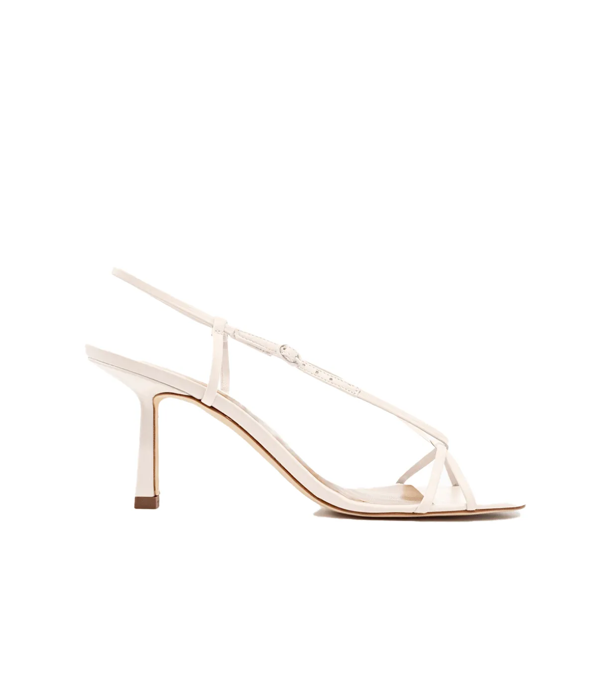 Entwined Strappy Heel In Stone