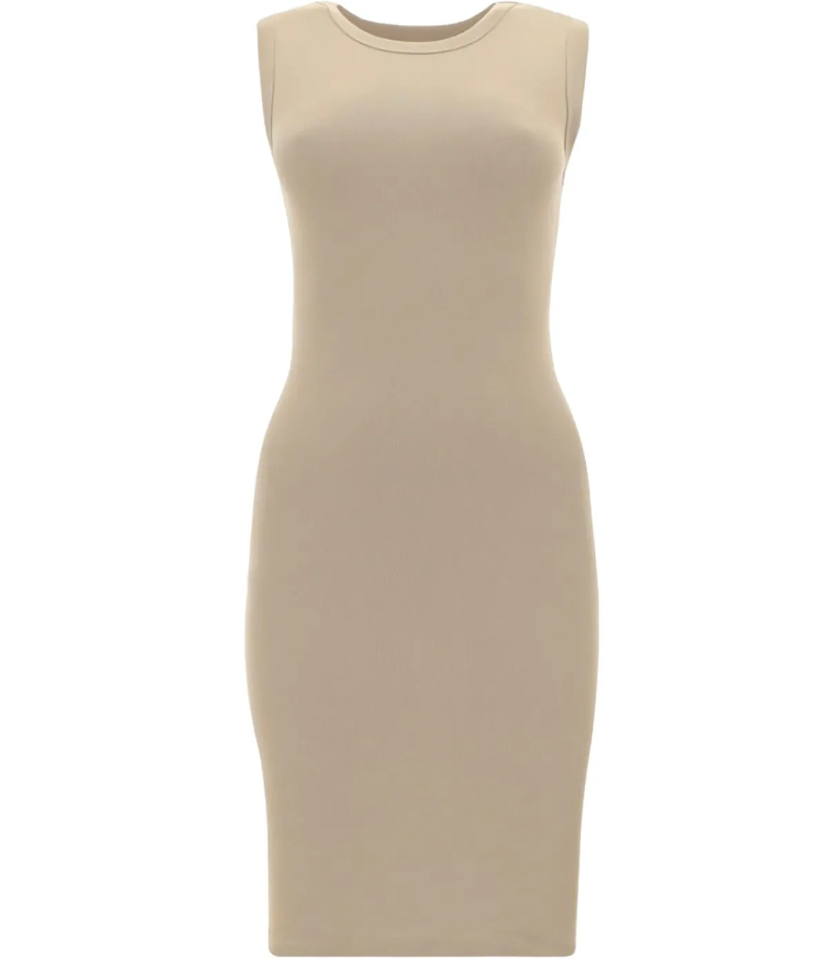 Esme High Neck Dress In Dune