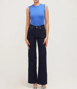Esme High Neck Tank In Royal Blue
