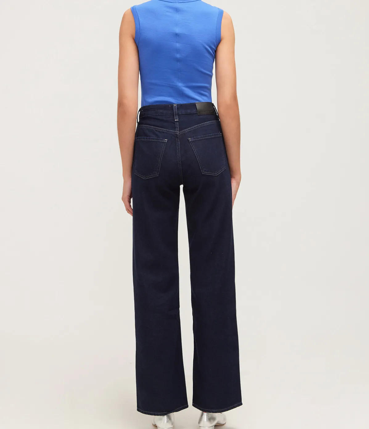 Esme High Neck Tank In Royal Blue