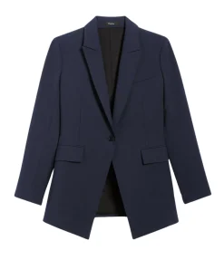 Etiennette Wool Blazer In Nocturne Navy