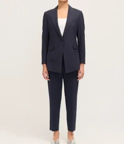 Etiennette Wool Blazer In Nocturne Navy